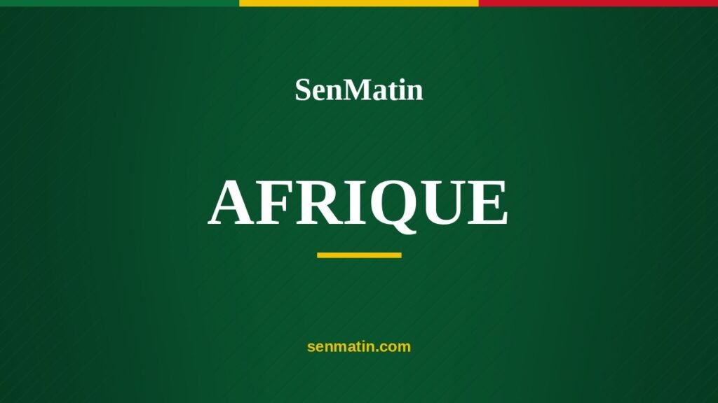 SenMatin, rubrique Afrique